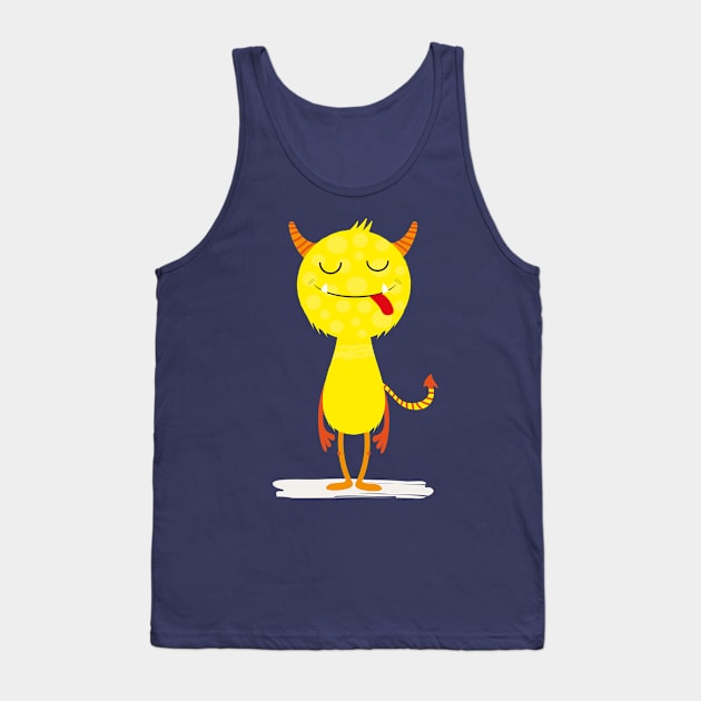 Happy little monster 1 Tank Top by grafart